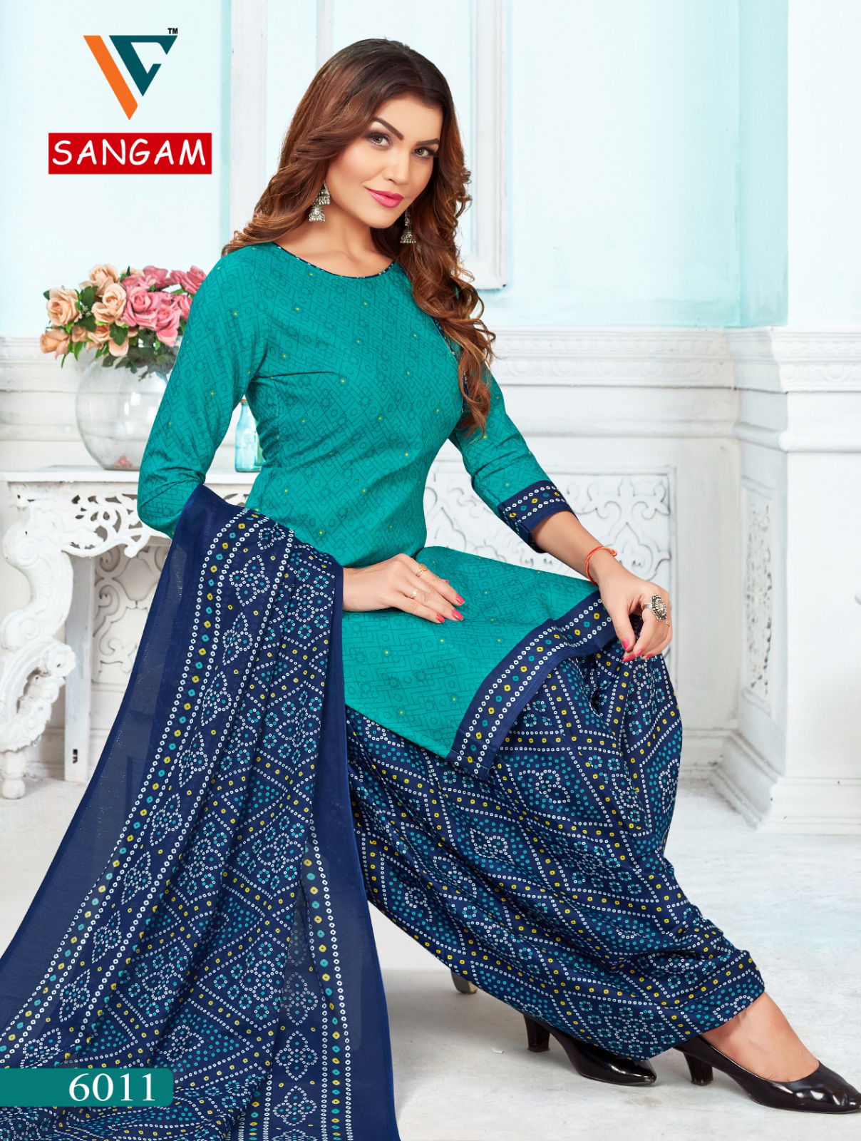 Vandana C Sangam Vol 6 Printed Cotton Dress Material
